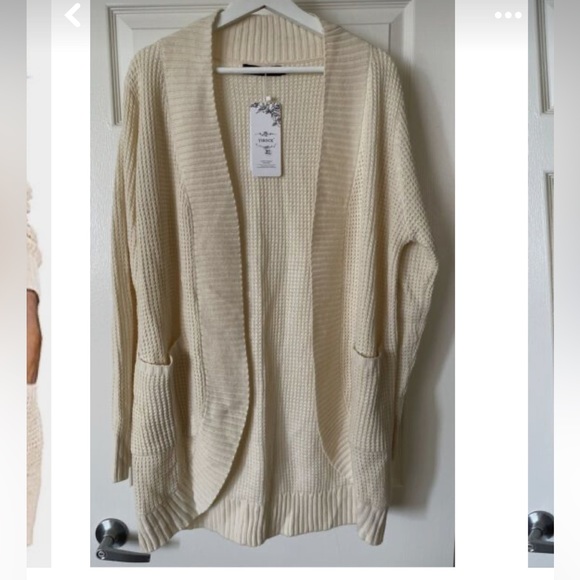 YIBOCK Cream Cardigan - Picture 2 of 5